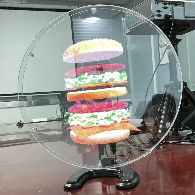 맞춤형 3D 홀로그램 라이트 박스, 실외 비즈니스 간판 방수 양면 매장 간판 아크릴 LED 벽걸이