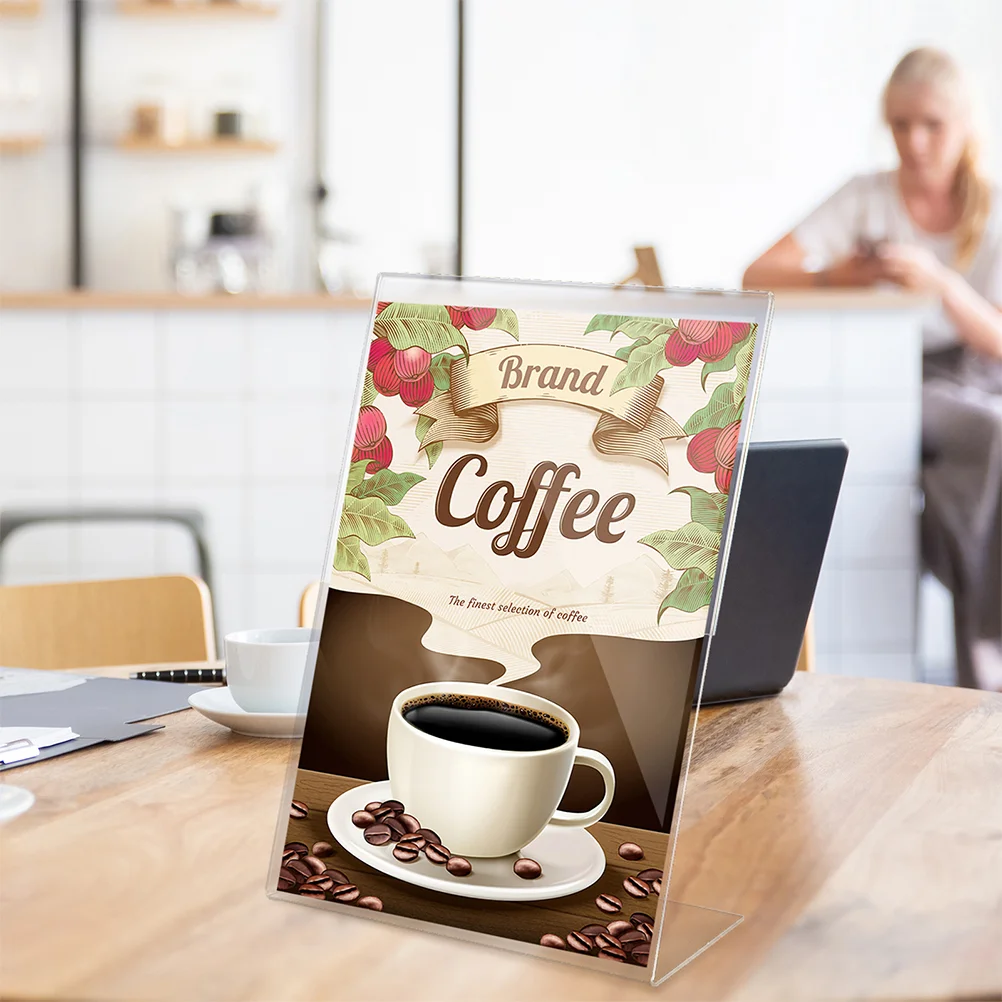 Preço Tag Exibindo suporte do sinal, Stand Stands, Desktop Promocional, Retail Label Holders, Store Rack, 2 pcs