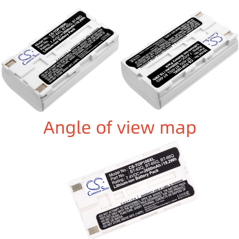 Peralatan Li-ion Berkapasitas Tinggi, Survei, Uji baterai untuk Topcon,Amada Miyachii,Fuji |   7.4v,2600mAh |   LR8410 LR8510 LR8511 FC100