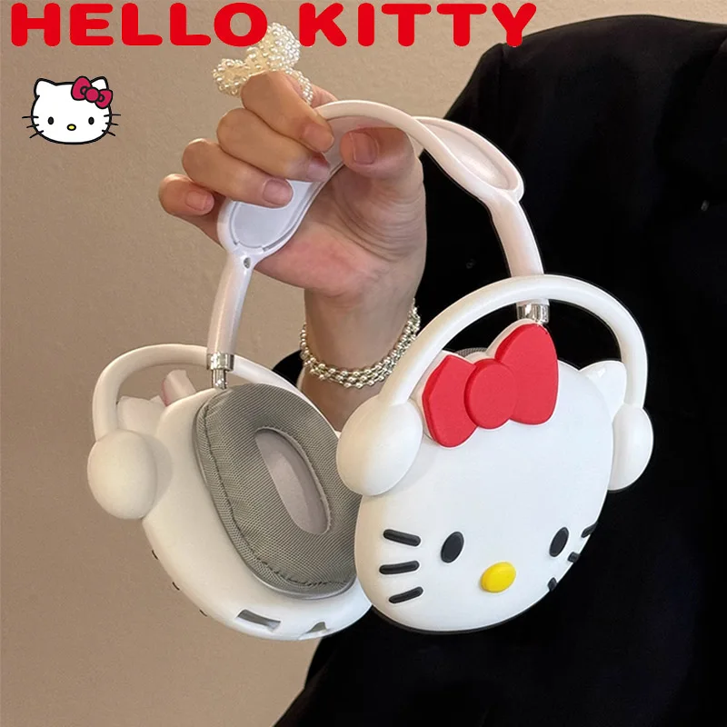 

Sanrio Hello Kitty Cute Soft Anti-Scratch Cover for AirPods Max Wireless Shockproof Headphones Case Protective Sleeve Protector