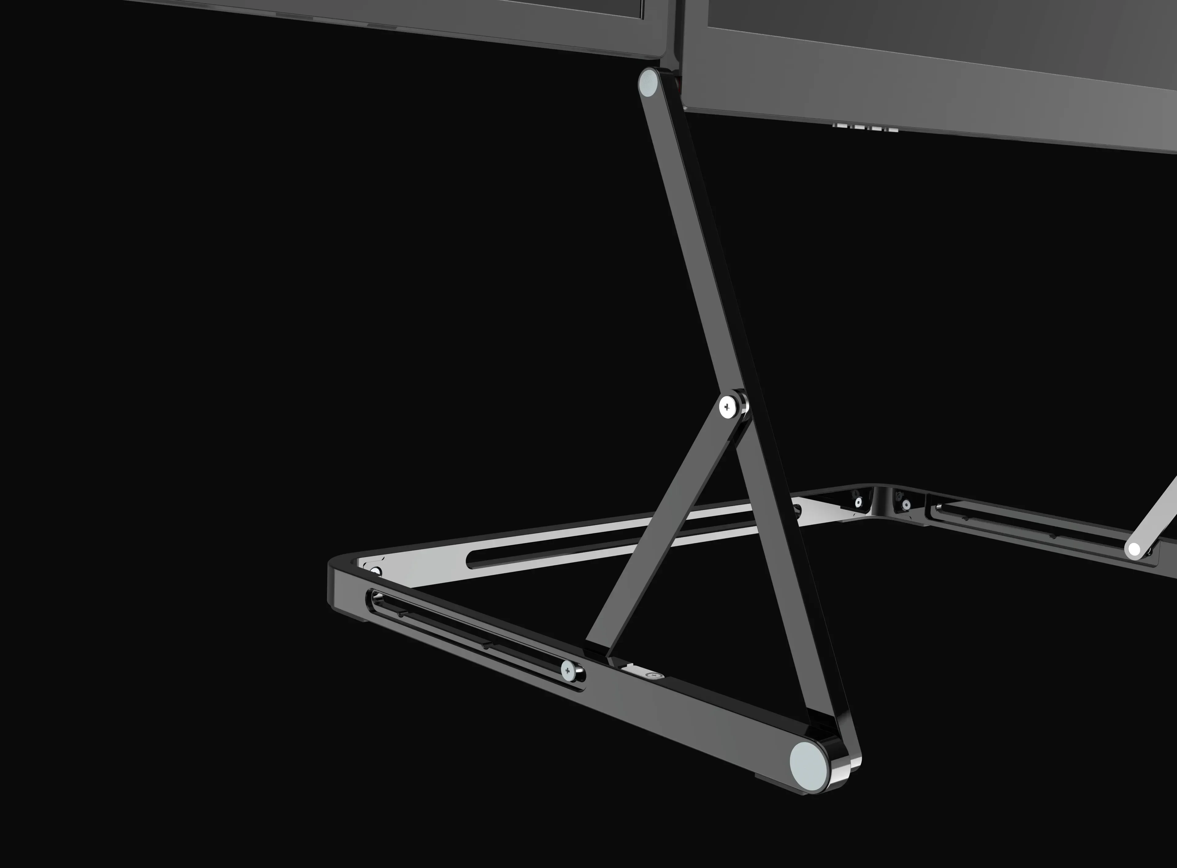 

2026 New TriCreate Screen Monitors 15.6 Inch Portable Quad Monitor With 1080P FHD USB-C Dual Interface IPS TFT Panel Type Alumin