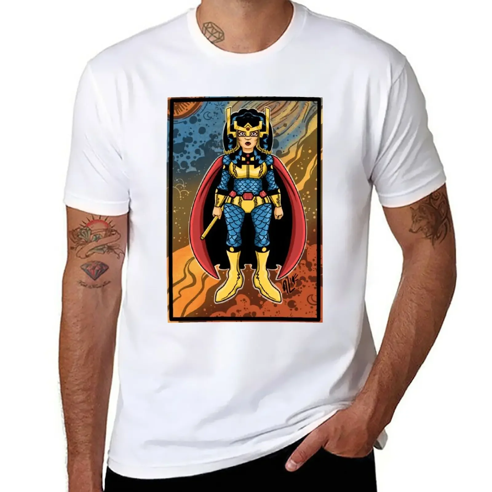 New Big “Peg” Barda - Peggy Hill X Big Barda mash up T-Shirt Tee shirt anime clothes Men's t-shirt