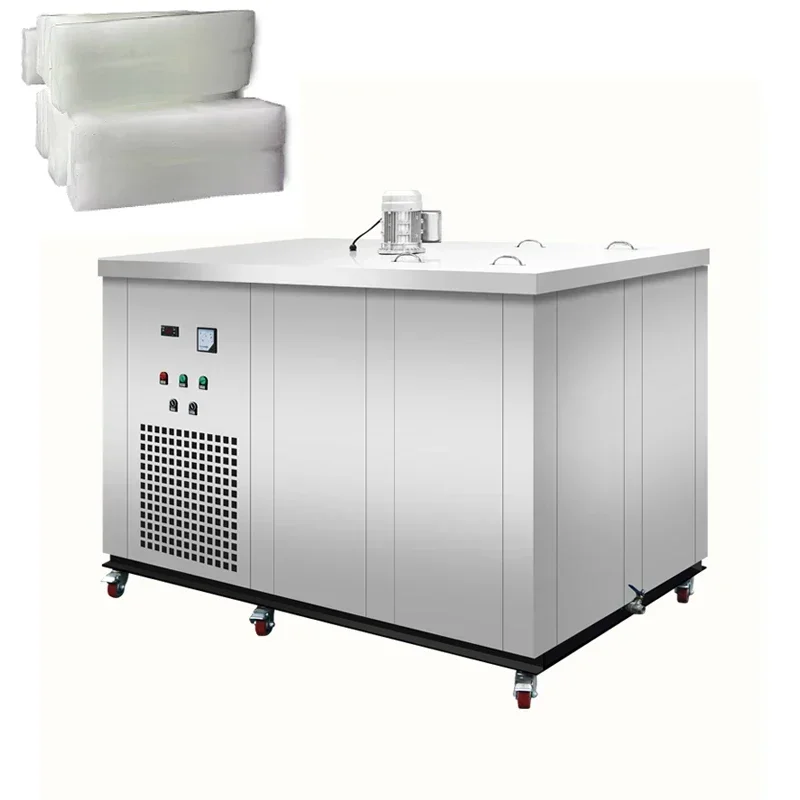 Manufacture Commercial Italian Ice Maker 500Kg Industrial Cheap Ice Cube Making Machines with Stainless Steel Ice Block Mold