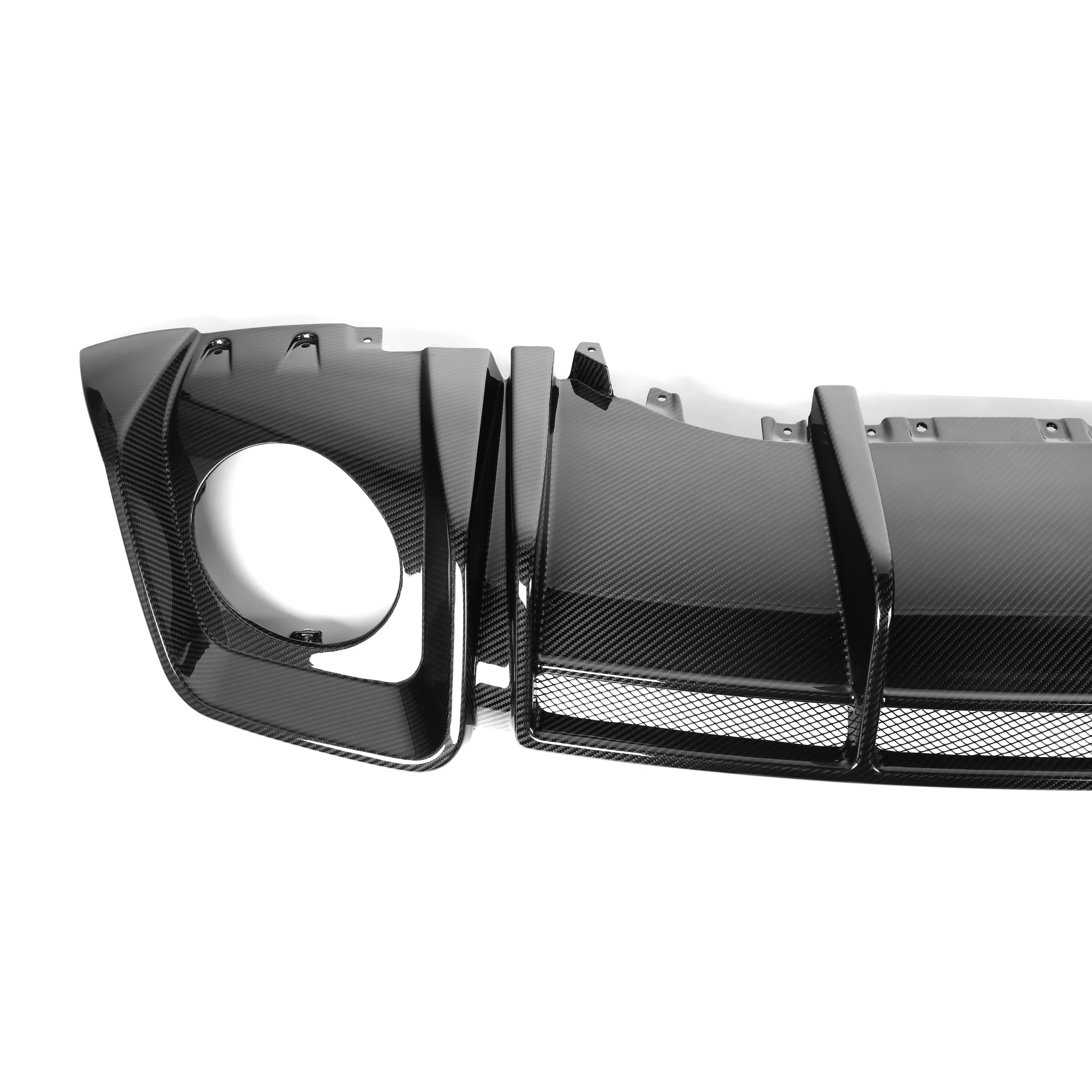 Dry Carbon Fiber P Style Car Rear Bumpers Diffuser for R8 2021-2024 R8 Diffuser 6