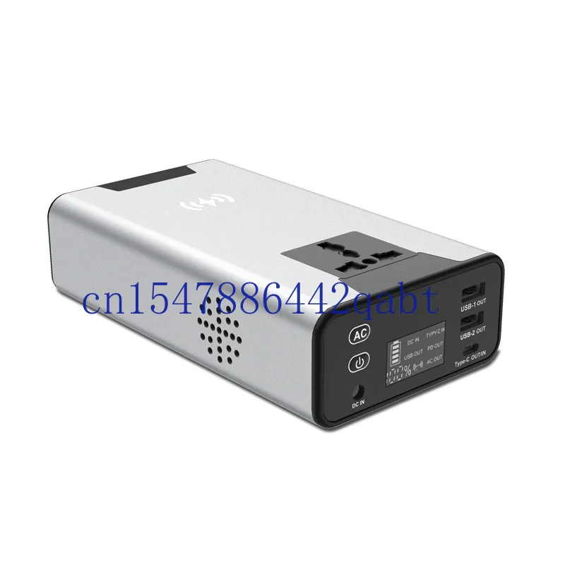 Portable energy storage power supply 110V 220V AC 100W PD 65W Business laptop power supply Fast charging digital display