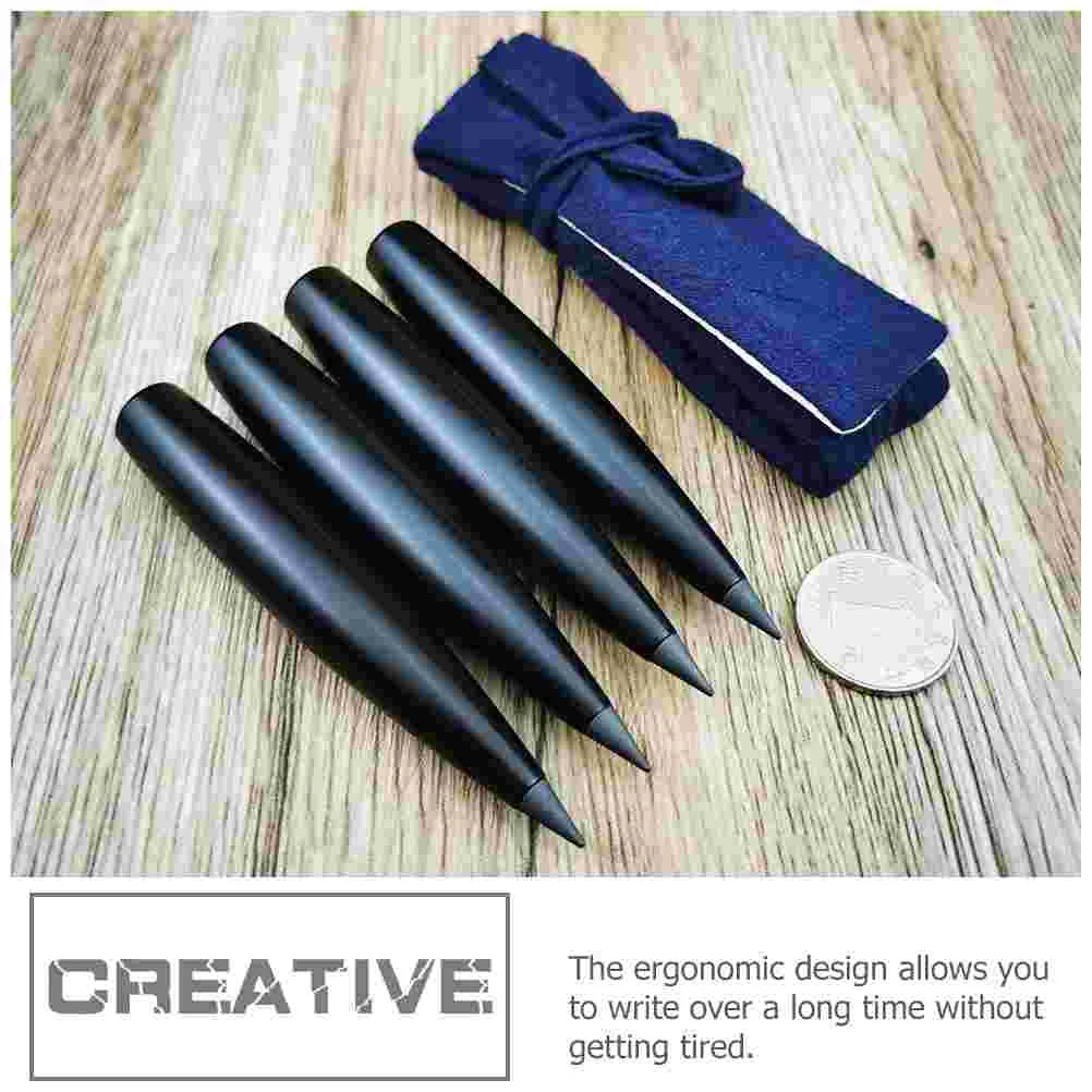 Imagem -03 - Caneta Inkless Metal Metálico para Sempre Desenho Conjunto Automático de Escrita Pintura Esboço Mecânico Eterno Marcador Apagável Infinito