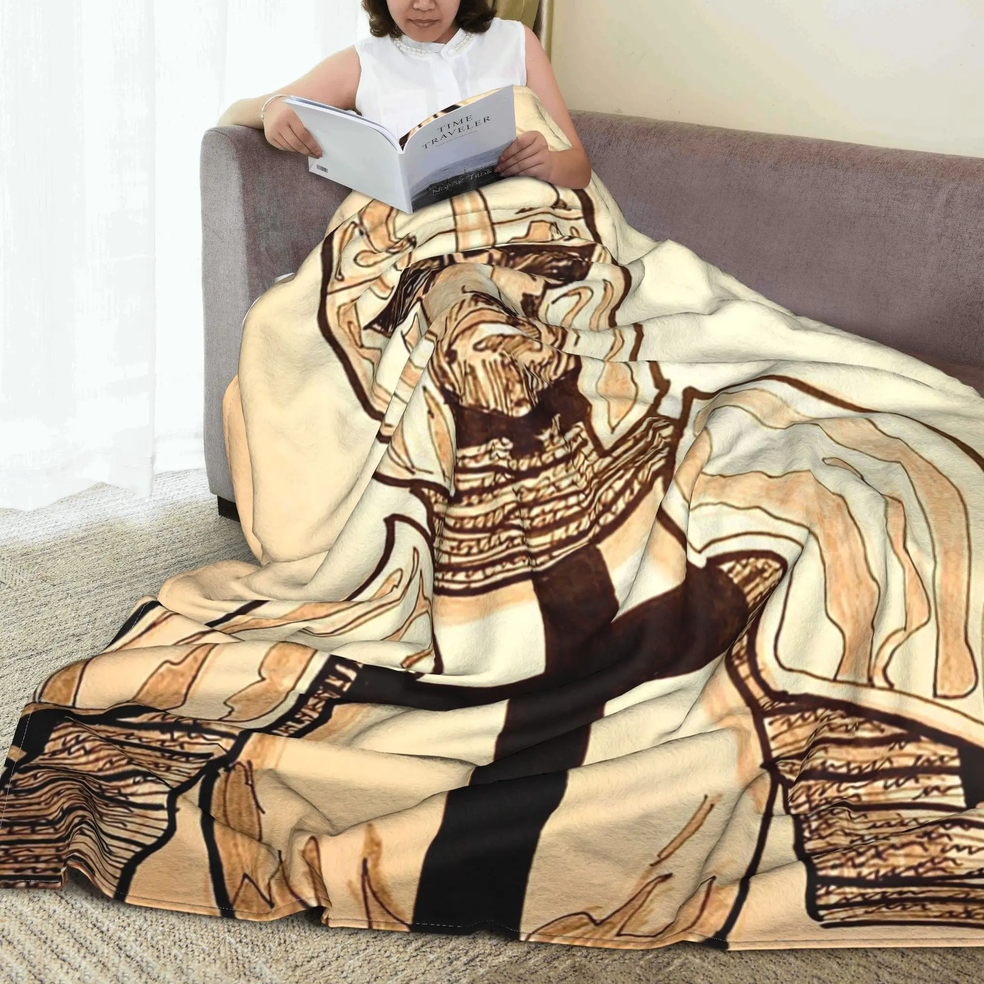 

Templar Knight Blanket Breathable Fleece Sofa Throw Blanket for Home Bedroom Travel Throws Bedspread Quilt