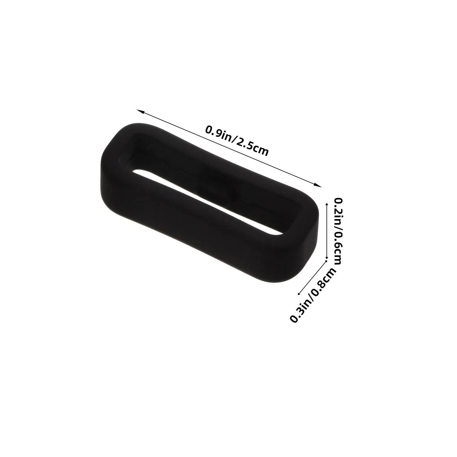 6 Pcs Watch Bands Rings Retainer for Accessories Plastic Holder Keepers Clasps