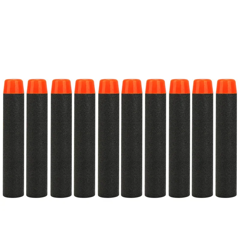 W1-Black Solid Round Head Bullets 7.2cm for Nerf N-strike Elite Series Blasters Foam EVA Refill Darts Kids Toy Guns Accessories - view 4