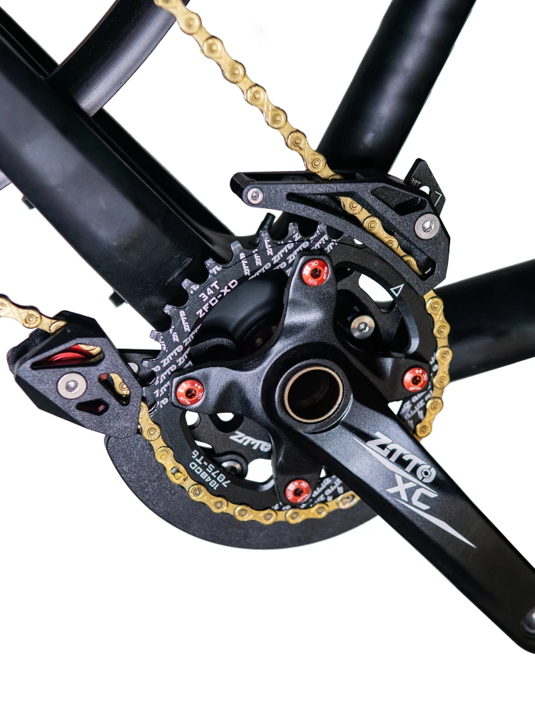 ZTTO DH AM Bike Chain Guide CG04 ISCG05 BB Mount Chain Guard Protector Wheel Pulley Stabilizer 32-38T 1xSystem Sprocket Plate