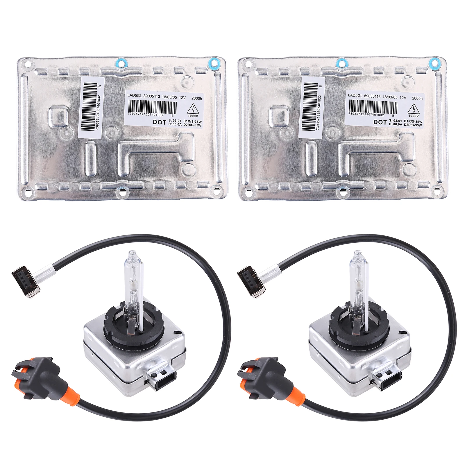 

HID Xenon Ballast & D1S Bulb Compatible for LAD5GL AUDI Volvo A4 S4 Headlight Unit 89035113