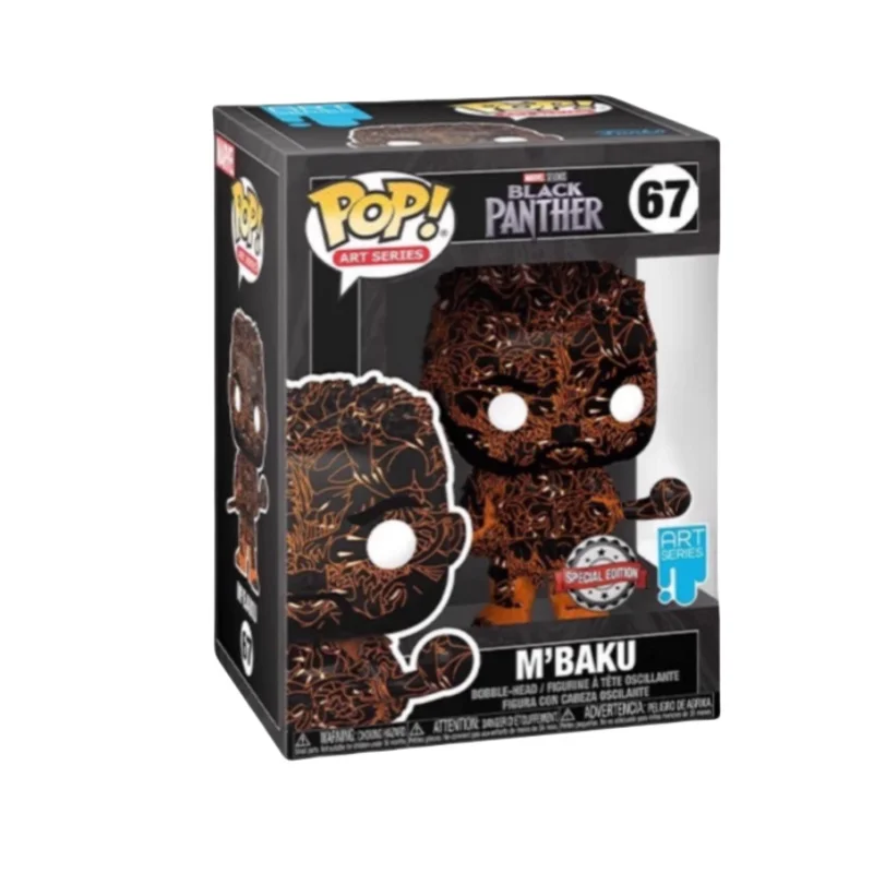 Marvel The Avengers Figure Model Sculpture Doll Funko Pop Mbaku Nakia Q-Version Decor Ornament Figures Model Dolls Limited Toy - Image 7