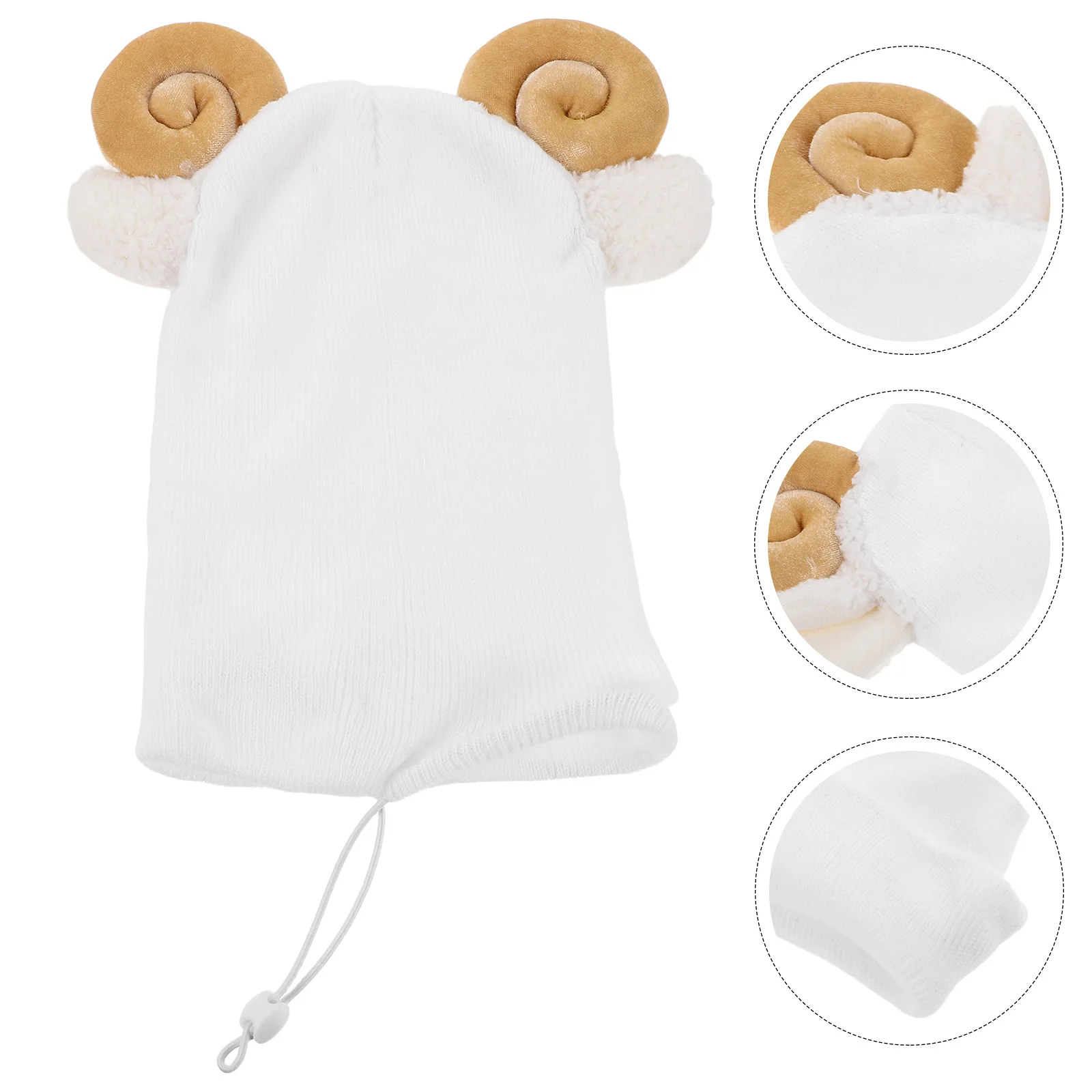 غطاء تزلج محبوك بأكمام كرتونية لطيفة، قابل للغسل وإعادة الاستخدام، غطاء حماية لرياضات الثلج #1