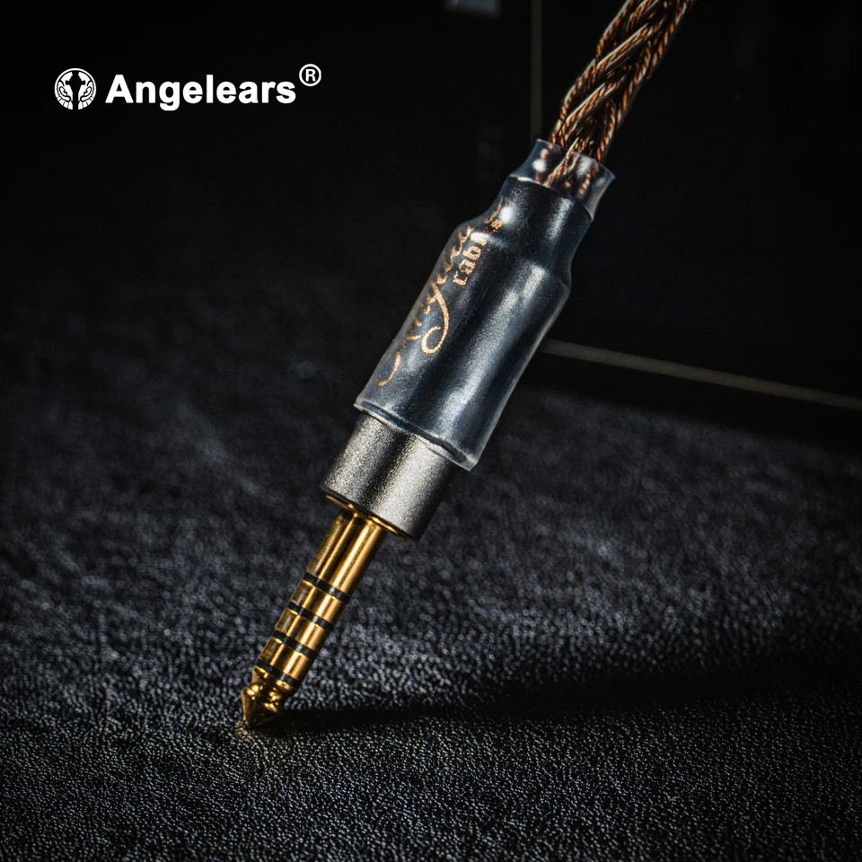美品 Angelears Phoenix 2Pin 4.4mmプラグケーブル Angelears Phoenix Mini Type 4S Litz 6N 単結晶 Cu + SPC