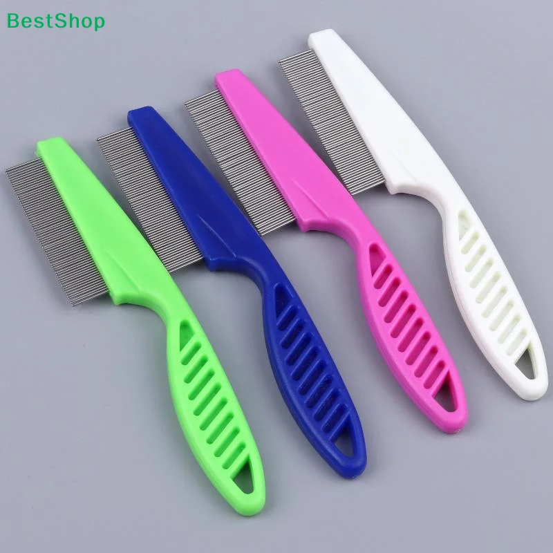 Flea Comb Fine Tooth Pet Tear Stain - 〔R〕Расческа для удаления пятен слез и
