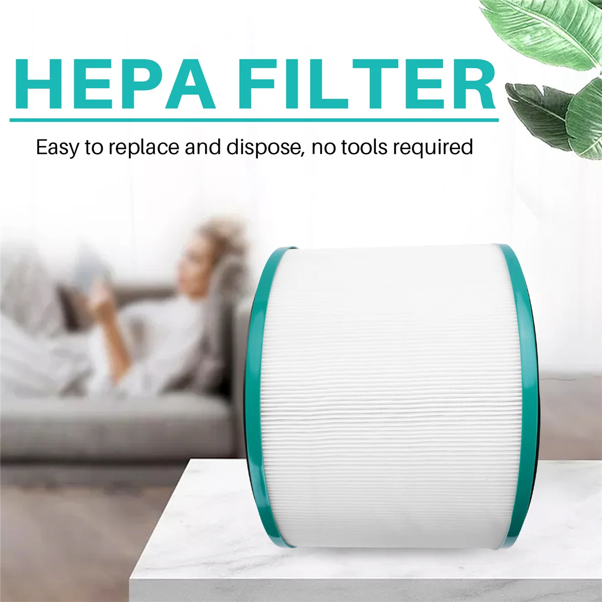 Reemplazo del filtro purificador de aire para purificadores de escritorio Dyson HP00 HP01 HP02 HP03 DP01 DP03 compatibles con la pieza 968125 -03