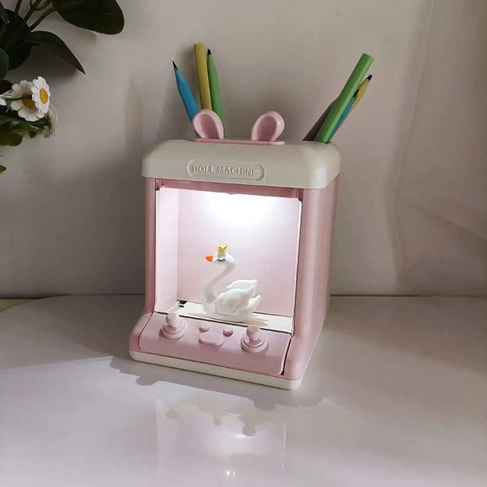 High Appearance Pen Container Exquisite Rabbit Ears Desktop Stationery Thick Cute Stationery Storage Box Desktop