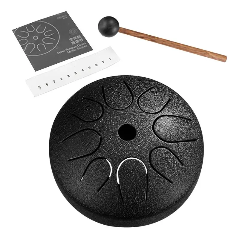 

Барабан Handpan, металлический барабан 4,5 дюйма, 8 кнопок
