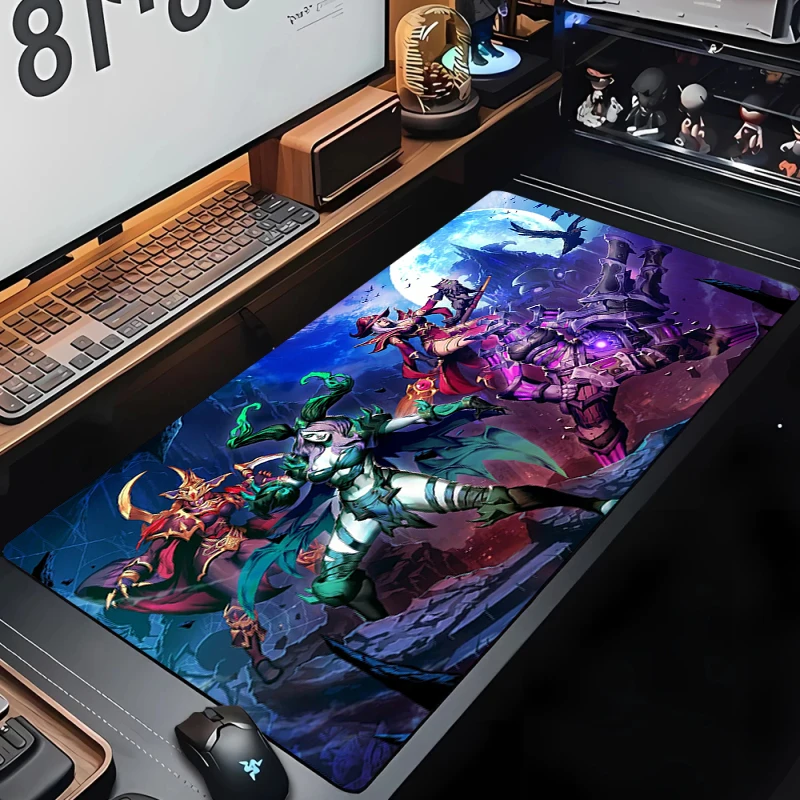 Alfombrilla de ratón Heroes of the Storm Anime para dormitorio, accesorios para juegos de ordenador, alfombrilla de escritorio para teclado, alfombrilla grande para ordenador, 900x400