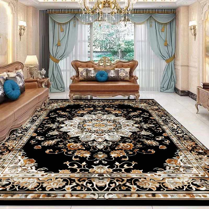 European Style Persia Carpet Living Room Luxury Thickening Carpets for Bedroom Large Area Rugs Cloakroom Non-slip Soft Floor Mat