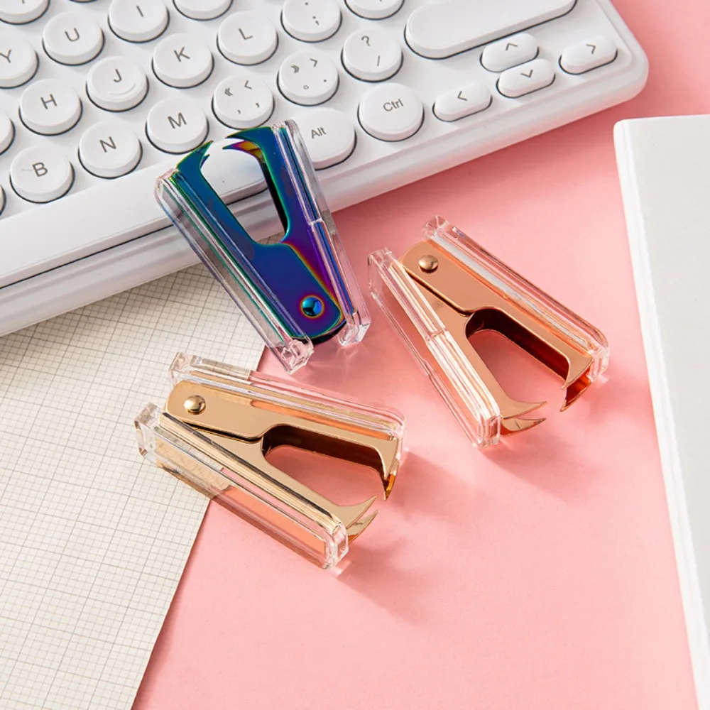 أدوات إزالة مفيدة مزيل التيلة القرطاسية المحمولة مسمار مجتذب البلاستيك التيلة إزالة مكتب الفك الصغير النازع #4