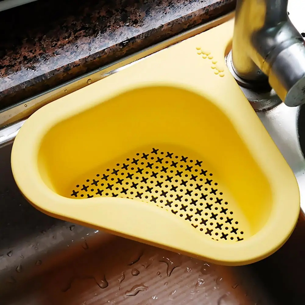 Removable Sink Caddy Multifunctional Kitchen Sink Drain Basket with Stable Non-slip Design Easy Installation for Efficient