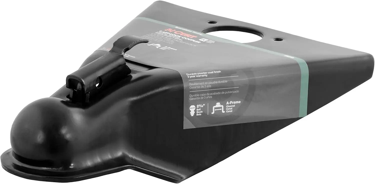 

Heavy-Duty A-Frame Trailer Coupler for Secure Towing, Fits Standard Hitches