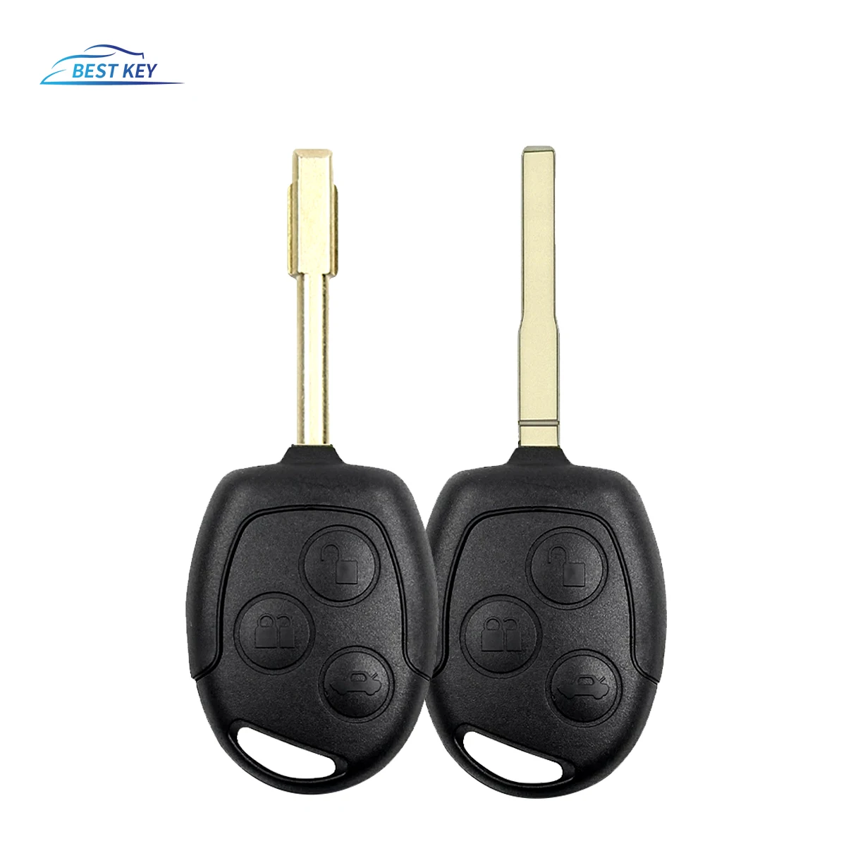 BEST KEYRemote Key Shell Case Fob Cover For Ford Focus Mondeo Festiva Fusion Suit Fiesta KA  FO21 Blade 3 Buttons Car