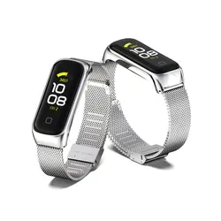 Watch Strap For Samsung Galaxy Fit 2 Metal Stainless Steel Magnetic Bracelet Replacement Correa Wrist Band for Galaxy Fit 2