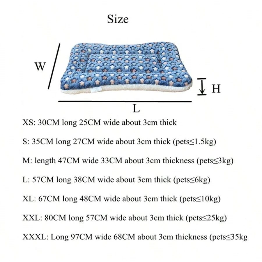 Miękka flanelowa mata dla zwierząt domowych łóżko dla psa i kota zagęścić mata do spania matę kocyk dla psa dla szczeniąt dla kotków zwierząt domowych łóżko dla psa do małe duże dywanika psy domowe