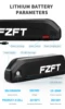 Fzft-電動自転車用バッテリーカートリッジ,52vバッテリー,30a,USB充電,bms,オリジナルの21700リチウムイオンバッテリー,1000w,18650, 48v,25ah 3