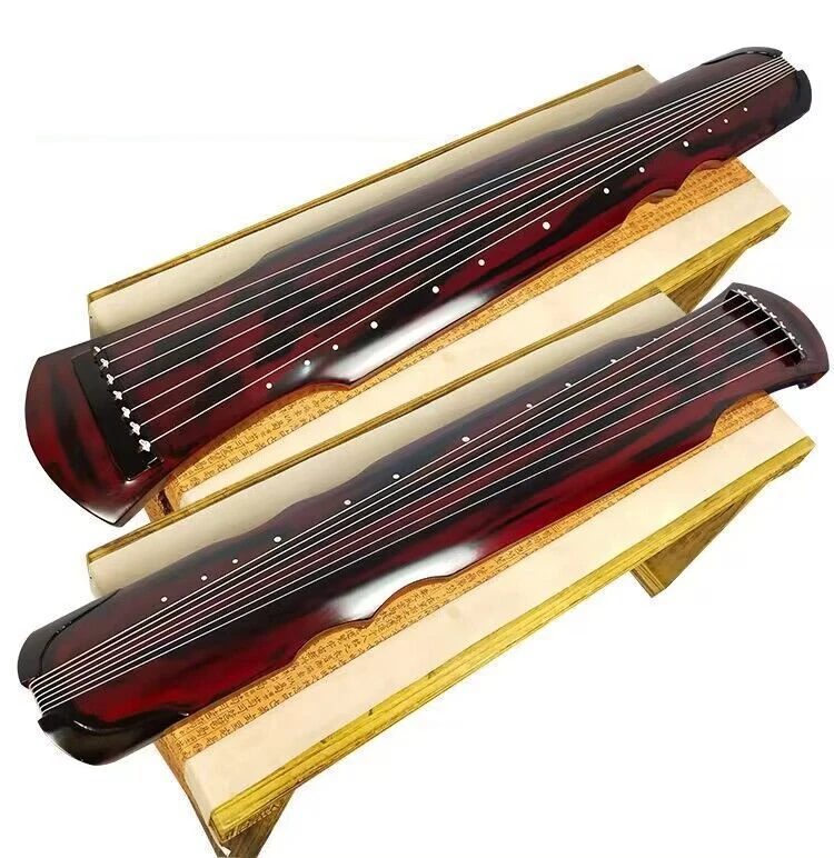 

123cm 7 Strings Cedarwood Professional Guqin Chinese Handmade Traditional Musical Instrument Zither for Advanced