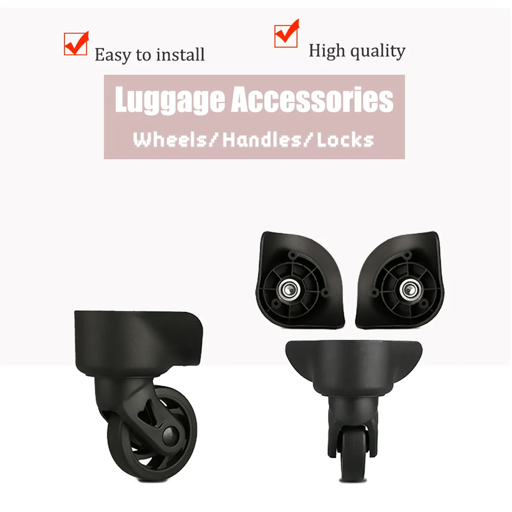 Universal W205 Fit Quiet Rolling Casters – Compatible with Most Major Luggage