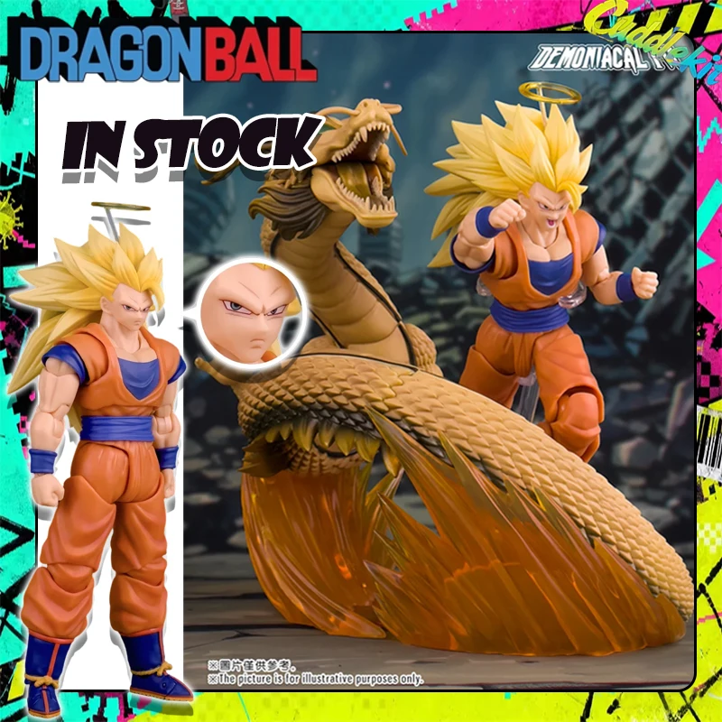 NUEVO Demoniacal Fit Dragon Ball Son Goku Dragon Blaster Dragon Fist Burst Super Saiyan 3 Figura de Acción Coleccionable de Anime
