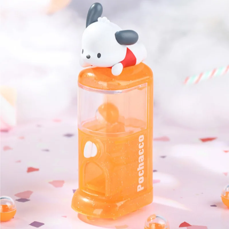 Miniso Sanrio Familie Mini Gashapon Maschine Blind Box Spielzeug Desktop-Dekoration niedlichen Cartoon-Modell Kuromi Kinder Geburtstags geschenk