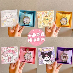 Children's cute cartoon Sanrio Kitty Cat Kurumi Yu Gui dog electronic three-dimensional watch boys and girls