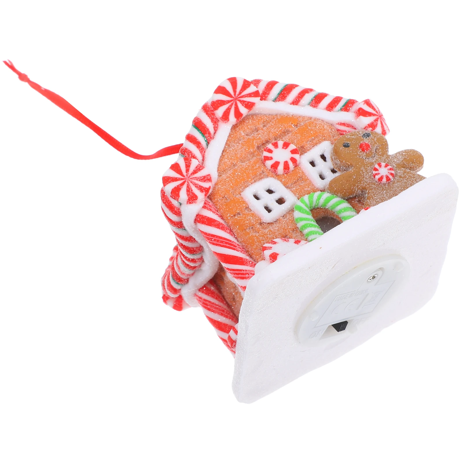 

1pcs Mini Christmas Decor Indoor Clay Craft LED Clay Christmas Decorations Light Display