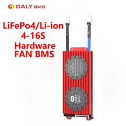 DALY Hardware FAN BMS Common Port Battery Li-ion LiFePO4 BMS 4S 8S 16S 20S 12V 24V 36V 48V 60V 72V 15A 20A 30A 40A 50A PCB