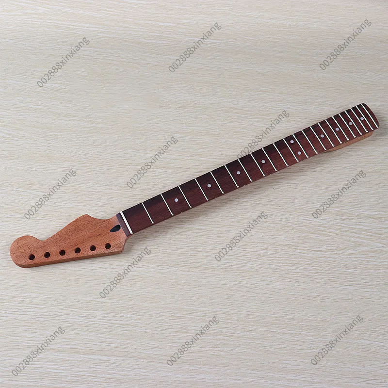 For ST Style 6 String Electric Guitar Neck Mahogany Matte Finish Rosewood Fretboard Guitar Replacement Parts