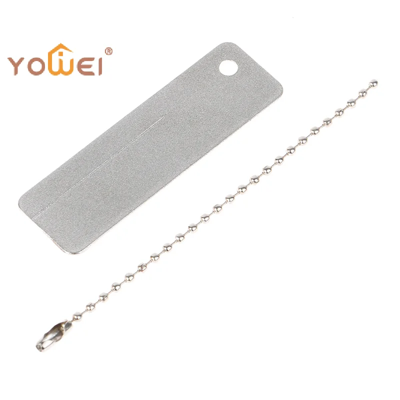 Latest 1PC Fishing Hook Sharpener Portable Diamond Knife Whetstone Fish Hook Sharpen Tool Outdoor Accessory