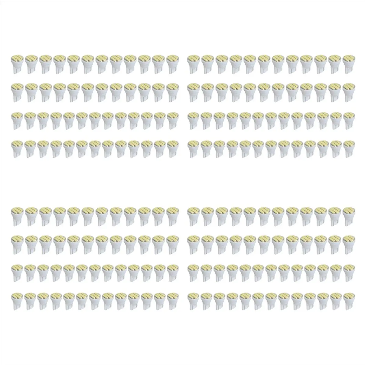 

НОВЫЕ 200 шт. T10 8SMD ярко-белые светодиодные лампы для внутреннего освещения W5W 194 158 168 2825 6000K