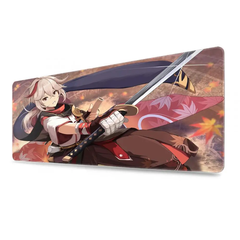 Genshin Impact Kaedehara Kazuha Extra Large Gaming Laptop Computer Desk Mat Mouse Pad Mouse Mat Notbook Mousepad For PC Desk Pad