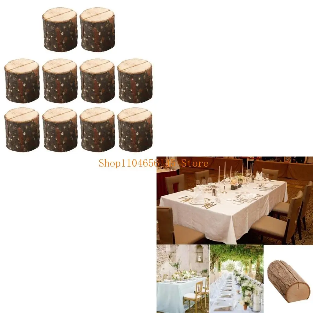 5asd 20Pcs Name Card Holders Table Number Holders Memos Photo Holders