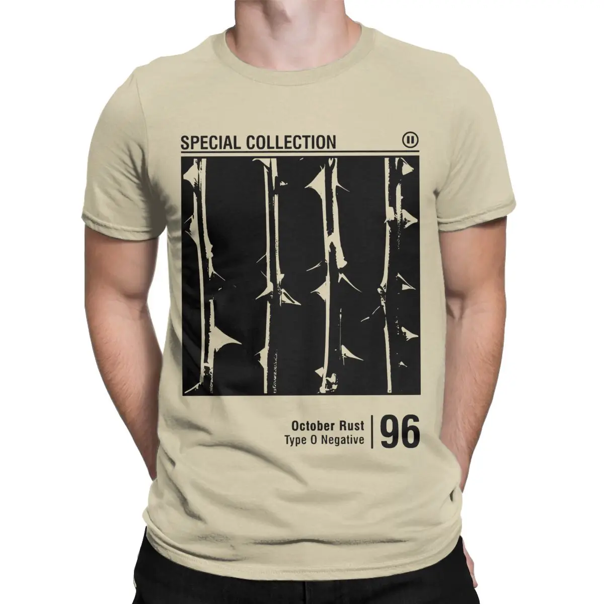 October Rust Type O Negative T-Shirt for Men Awesome 100% Cotton Tee Shirt Crewneck Short Sleeve T Shirt Graphic Tops