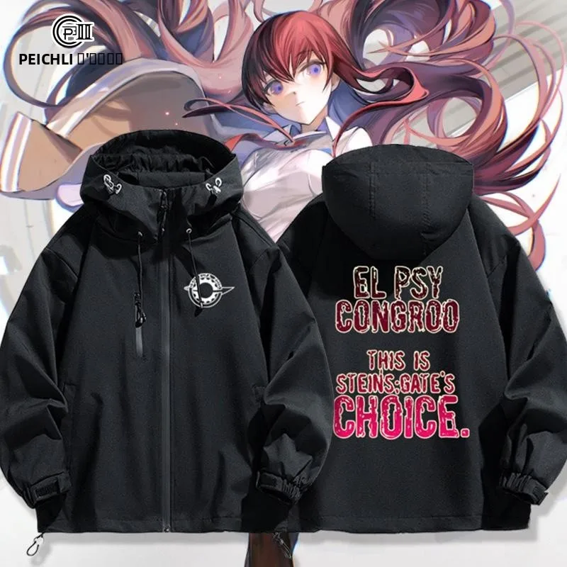 

Куртка свободного кроя для осени и зимы, коллаборация с аниме Fate Stay Night, ветрозащитная, из полиэстера, с капюшоном, на молнии