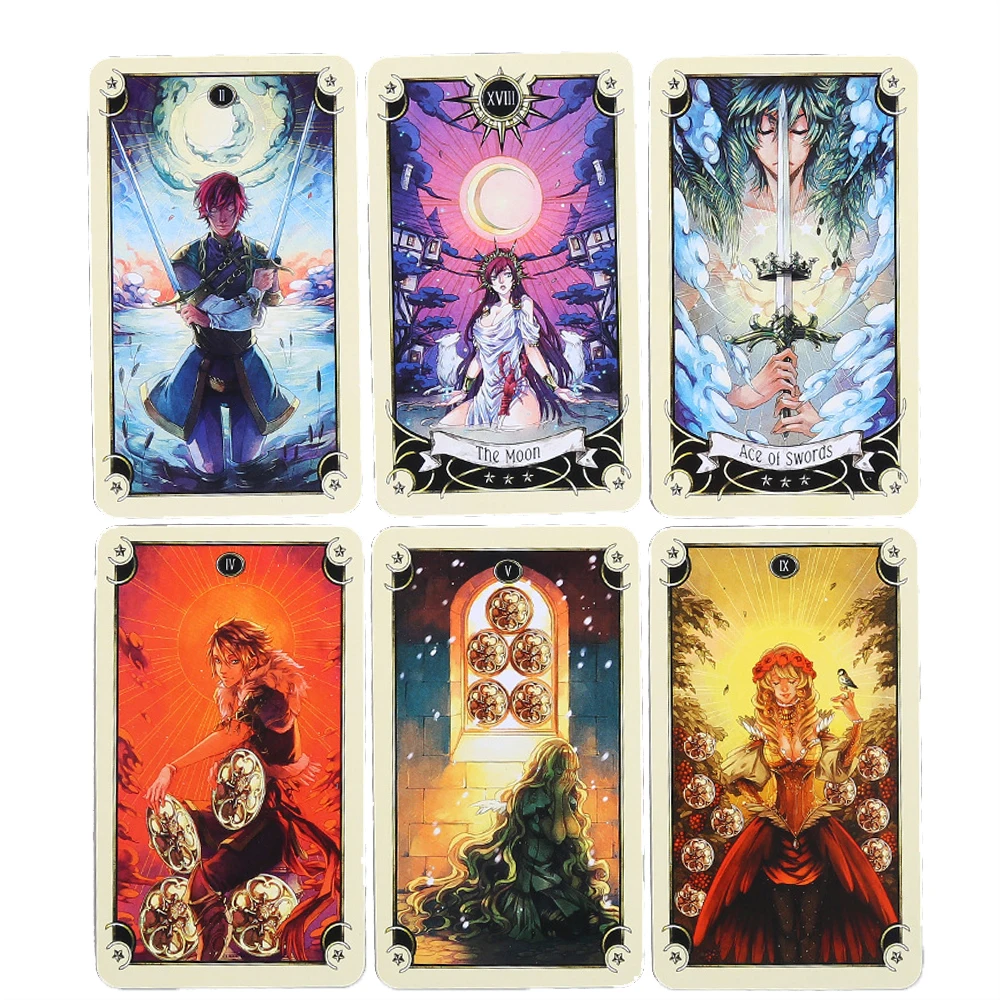 New Mystery Tarot Deck Board Game Divination Card Game Fun Fortune-telling Board Party Game Magic The Gathering  Tarot