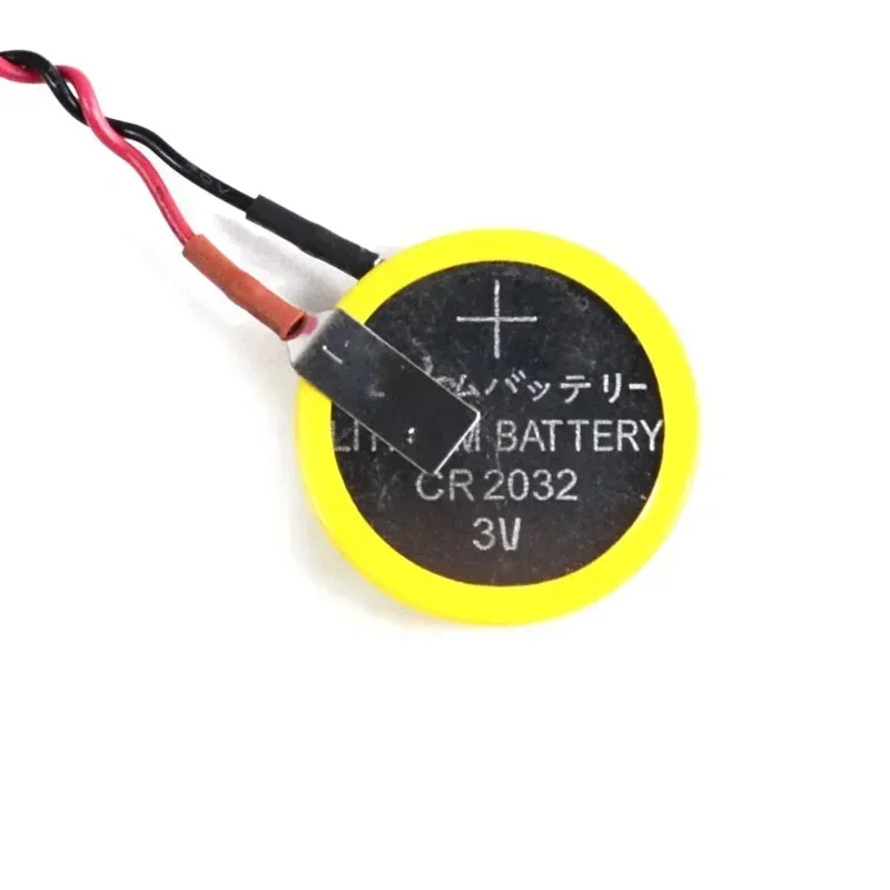 100 pz/lotto Notebook BIOS CMOS Scheda Madre Del Computer Portatile PC PLC 3V CR2032 CR 2032 Batteria a Bottone Li-Ion con Filo 2Pin cavo