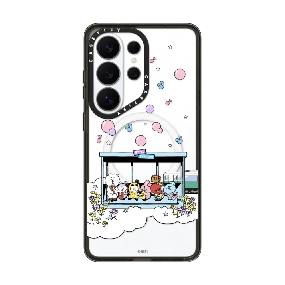 CASETiFY × BT21 WORLD VOYAGE Music Camp Series Magnetic Drop-proof Case for Samsung Galaxy S23 S24 S25 S26+ Ultra Plus view 6