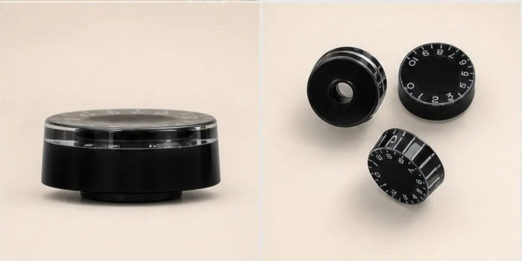 4Pcs Heavy Duty Guitar Volume Tone Knobs Electric Guitar Replacement Parts Precision Fit Solid Rigid Number View