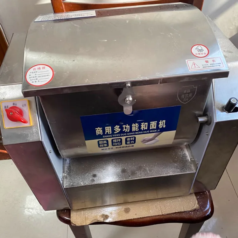 

Commercial Dough Mixer 5KG 7KG 10KG Stainless Steel Automatic Dough Mixer Kneader Household Bread Dough Machine